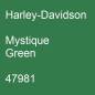 Preview: Harley-Davidson, Mystique Green, 47981.